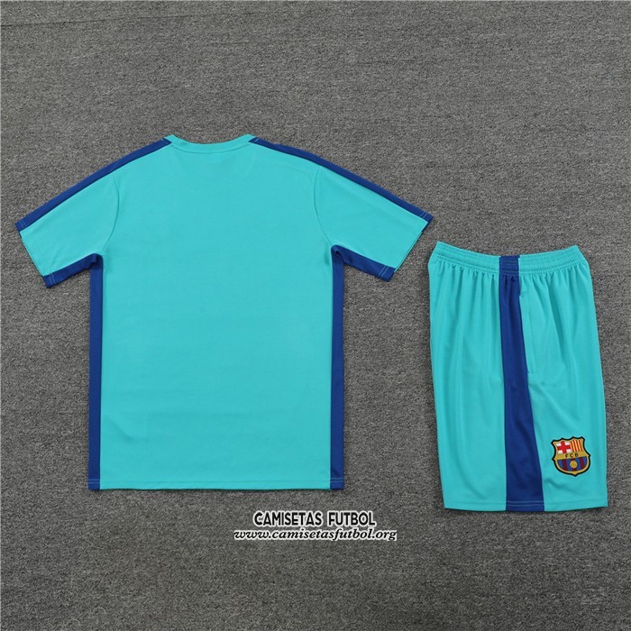 Chandal del Barcelona Manga Corta 2023/2024 Verde - Pantalon Corto